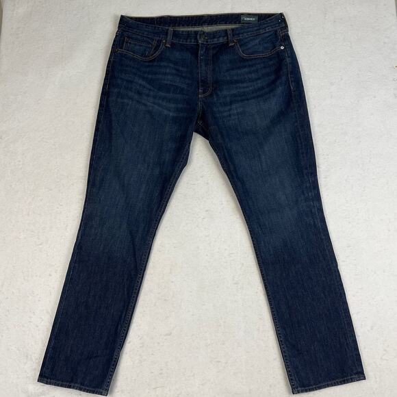 Bonobos The Blue Jean Men’s Denim Jeans Dark Wash Whiskering Selvedge 40x32 - Picture 1 of 9